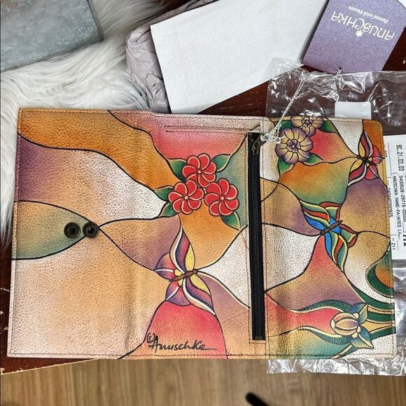 Anuschka Genuine Painted Leather Matching Set NWT - Picture 11 of 12